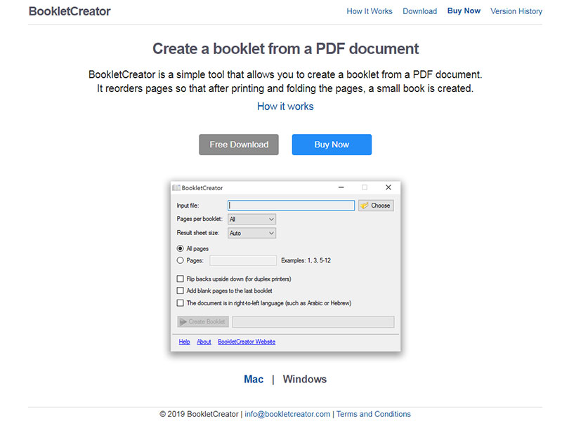 pdf booklet creator for mac